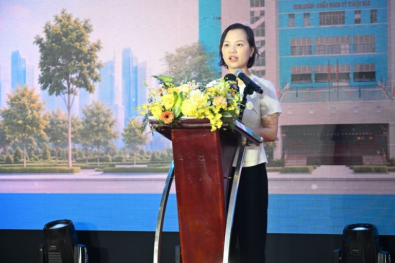 Bà Nguyễn Thùy Dương, Phó Tổng Giám đốc Công ty cổ phần đầu tư và kinh doanh Nhà Khang Điền.