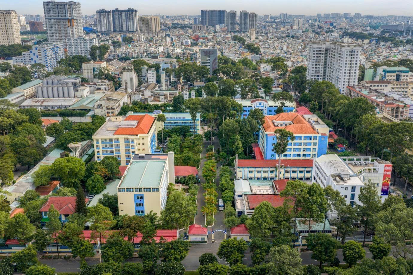 Bệnh viện Phạm Ngọc Thạch sau khi được chỉnh trang. 