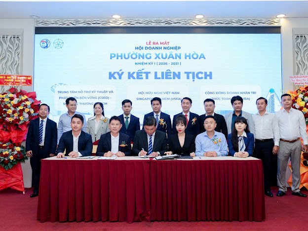 Ra mắt Hội Doanh nghiệp phường Xuân Hòa: Kết nối doanh nghiệp, kiến tạo động lực phát triển kinh tế địa phương - Ảnh 5