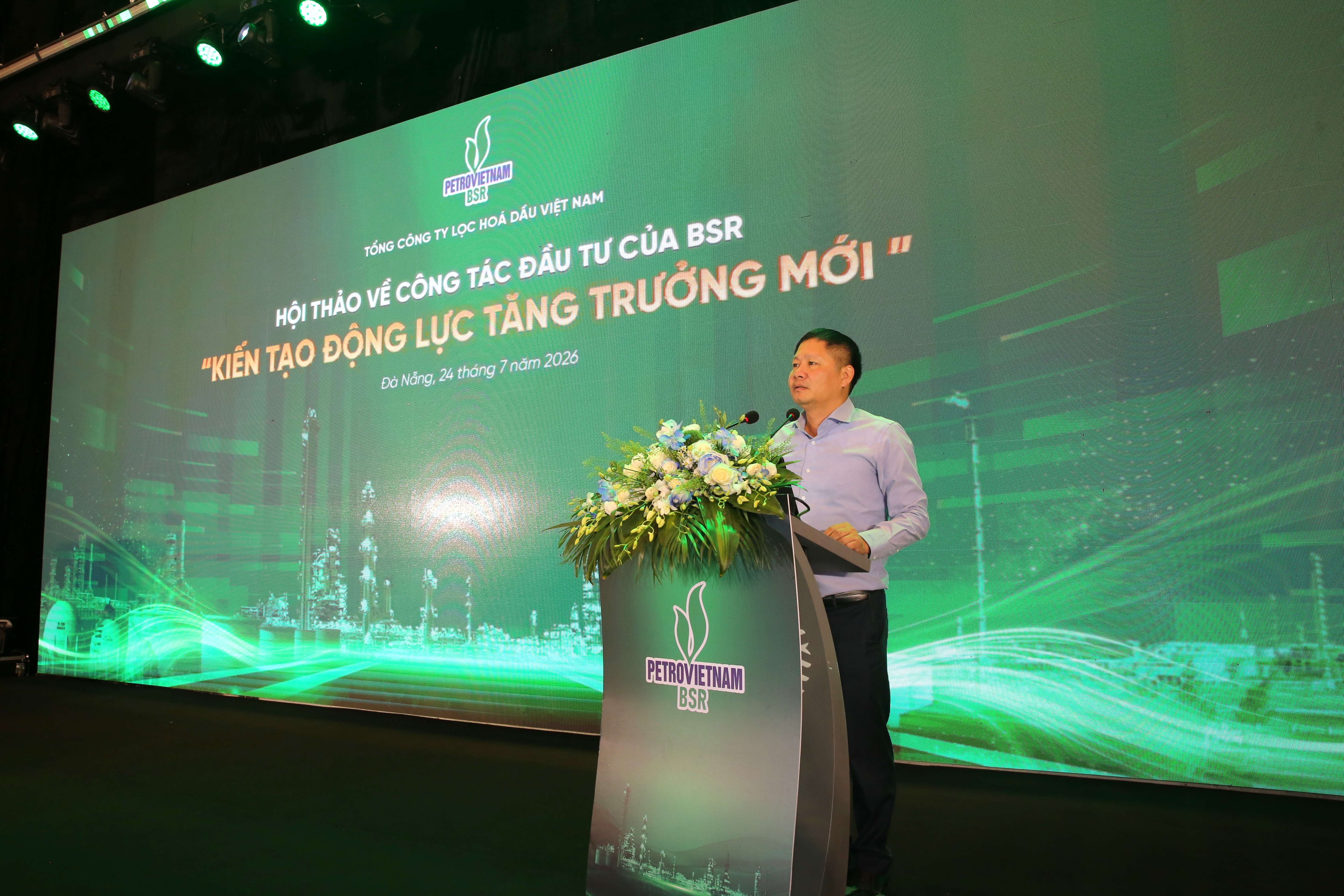 Chủ tịch HĐQT BSR Bùi Ngọc Dương phát biểu định hướng chiến lược đầu tư, kiến tạo động lực tăng trưởng mới cho BSR