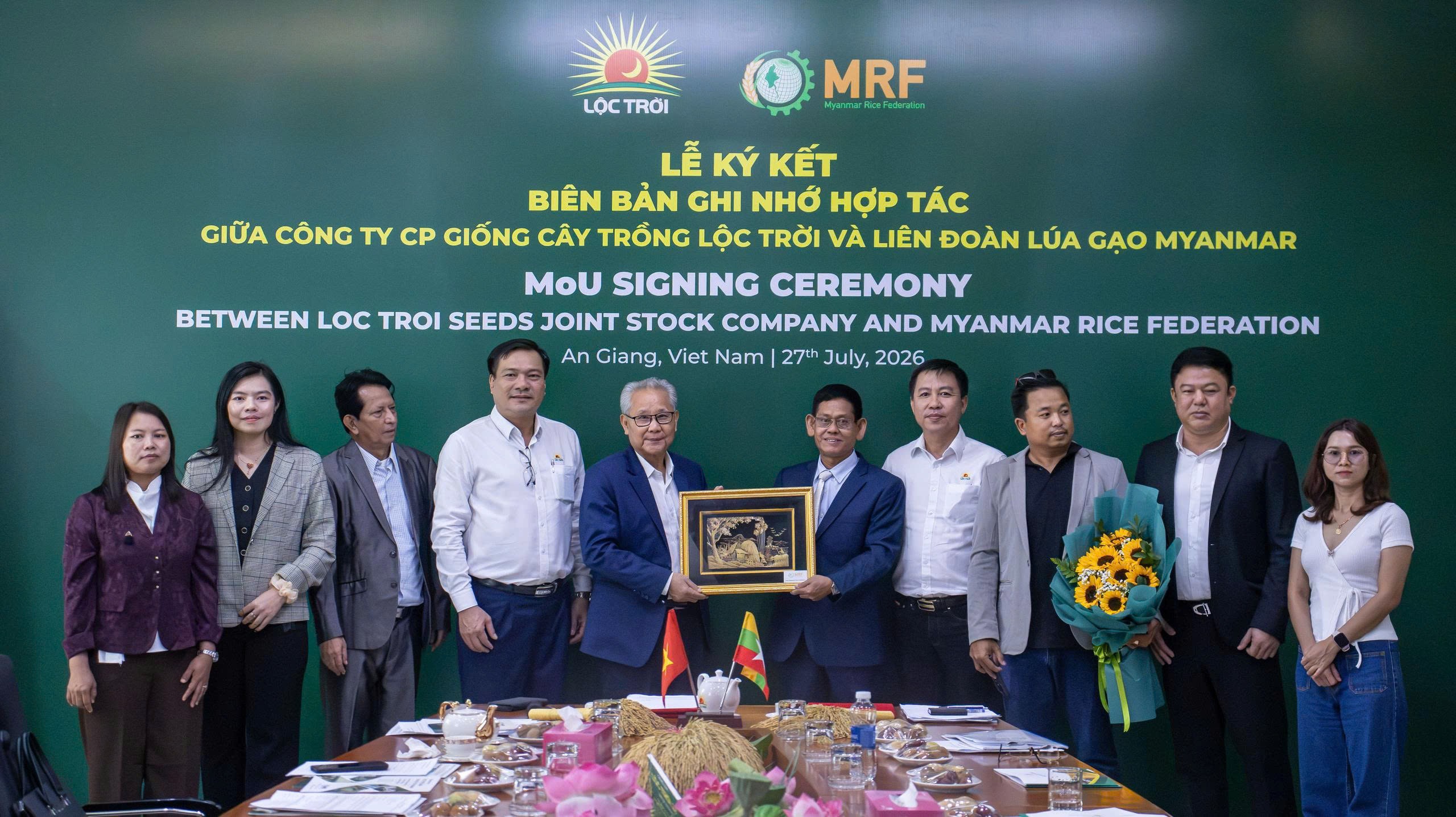 Lộc Trời mở rộng hợp tác quốc tế, đưa công nghệ giống lúa Việt Nam đến Myanmar - Ảnh 7