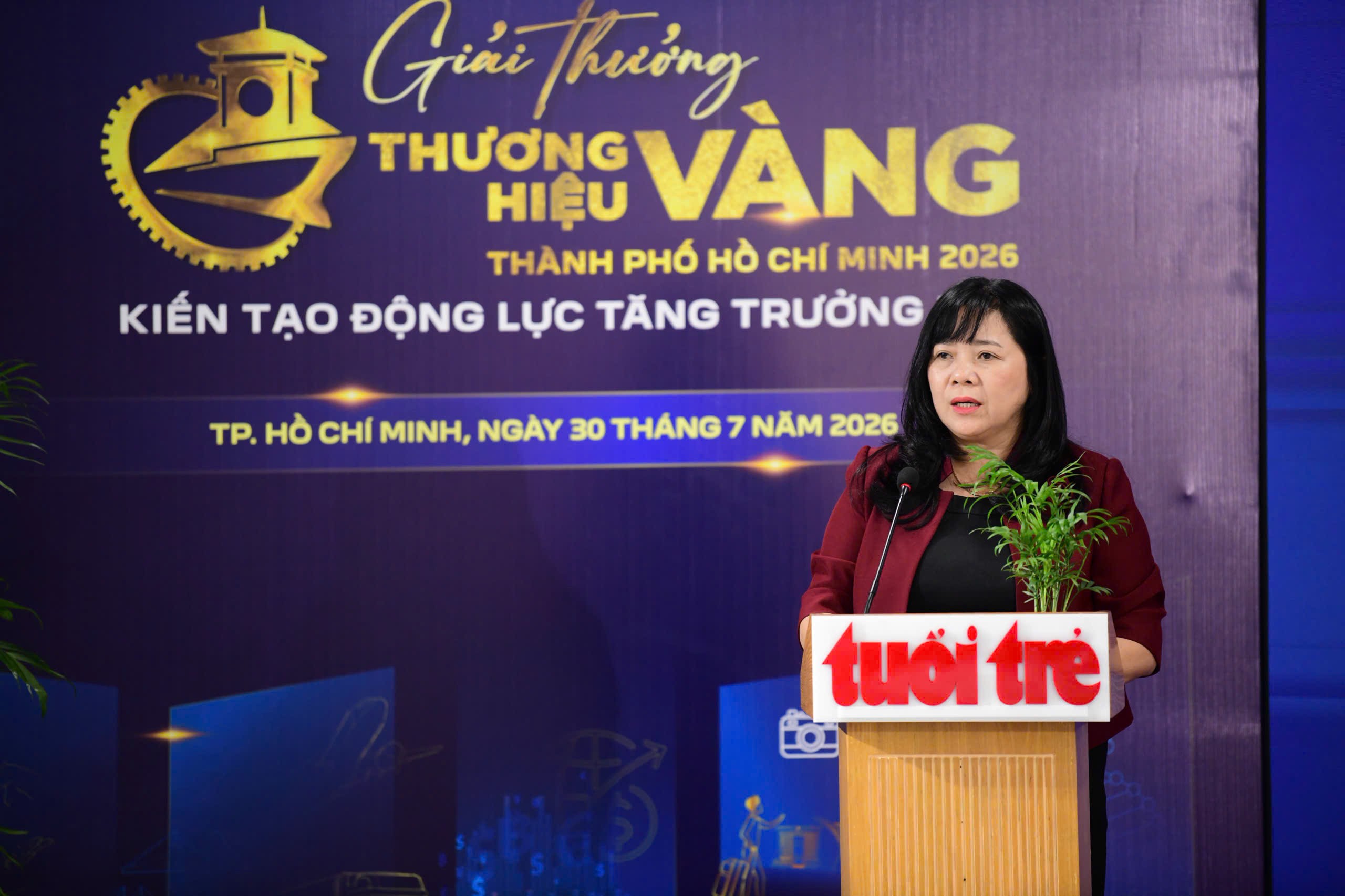 Bà Nguyễn Thị Kim Ngọc, Phó Giám đốc Sở Công Thương TP.HCM. (Ảnh: Quang Định)