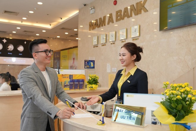 Nam A Bank báo lãi hơn 3.100 tỷ đồng, tăng 25% sau 6 tháng đầu năm 2026. (Ảnh minh hoạ)
