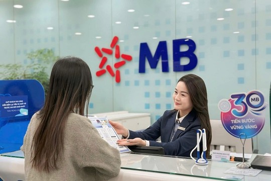 Lũy kế 6 tháng đầu năm 2026, lợi nhuận trước thuế của MB đạt hơn 20.188 tỷ đồng, tăng 27% so với cùng kỳ. (Ảnh minh hoạ)