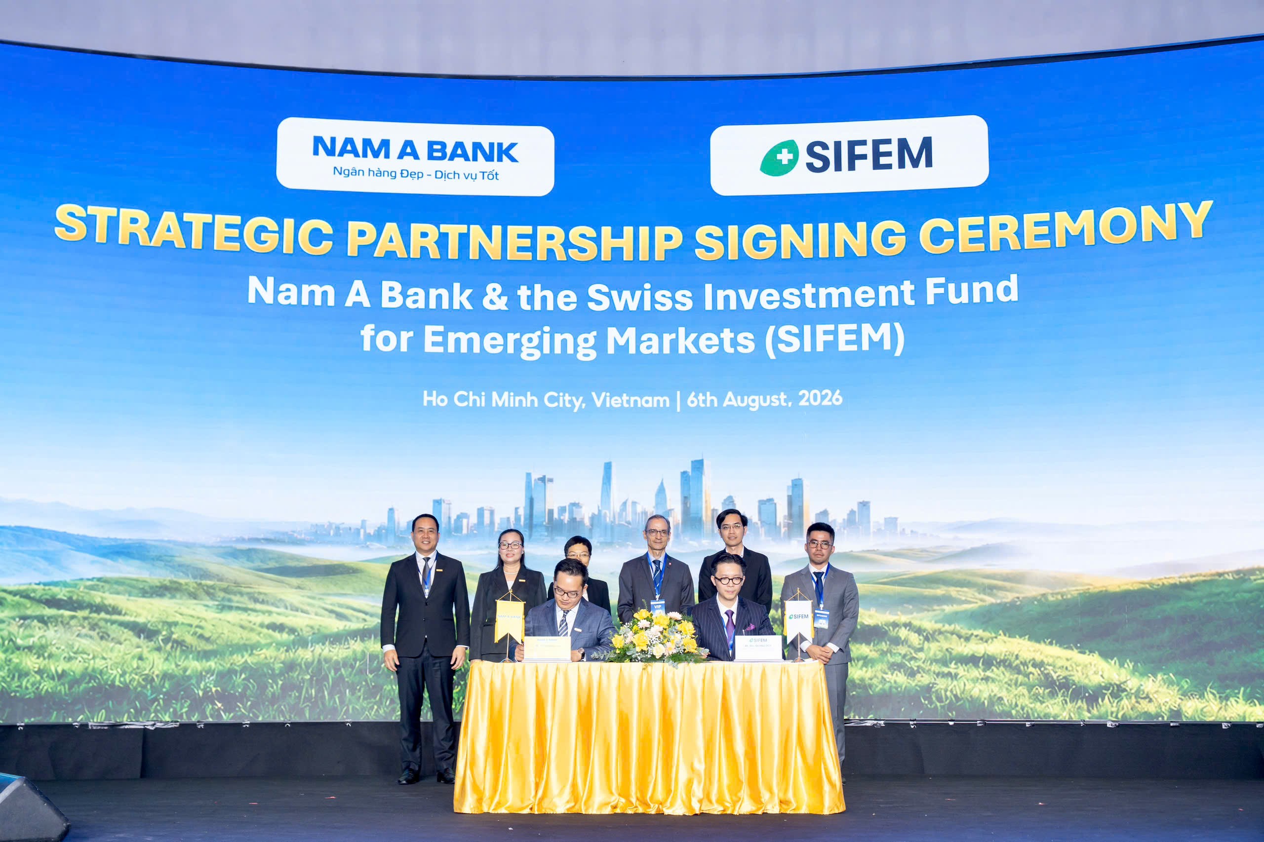Nam A Bank ký kết thỏa thuận tín dụng xanh quốc tế với SIFEM AG