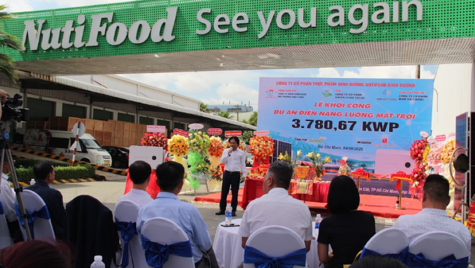 Green Flow Solar Khởi công dự án điện mặt trời áp mái 3,78 MWp tại Nutifood Bình Dương - Ảnh 4