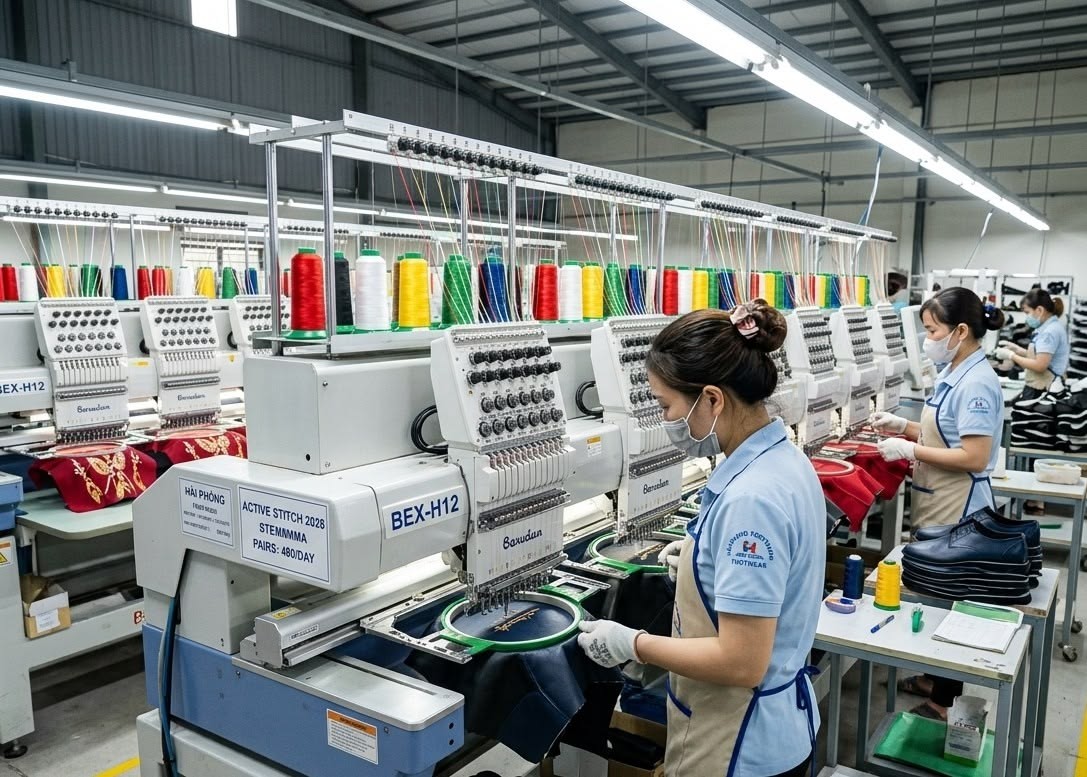 Xuất khẩu dệp may Việt Nam đạt hơn 27 tỷ USD sau 7 tháng đầu năm 2026. (Ảnh minh hoạ)