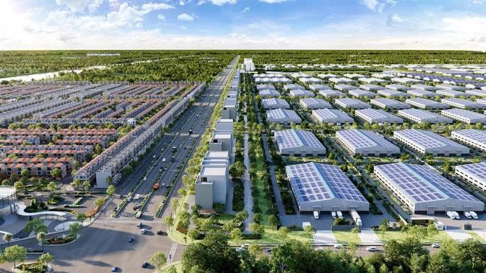 Phát triển các khu công nghiệp theo hướng sinh thái, áp dụng mô hình kinh tế tuần hoàn và sử dụng năng lượng sạch đang trở thành một trong những định hướng quan trọng nhằm nâng cao chất lượng tăng trưởng. (Ảnh minh hoạ)