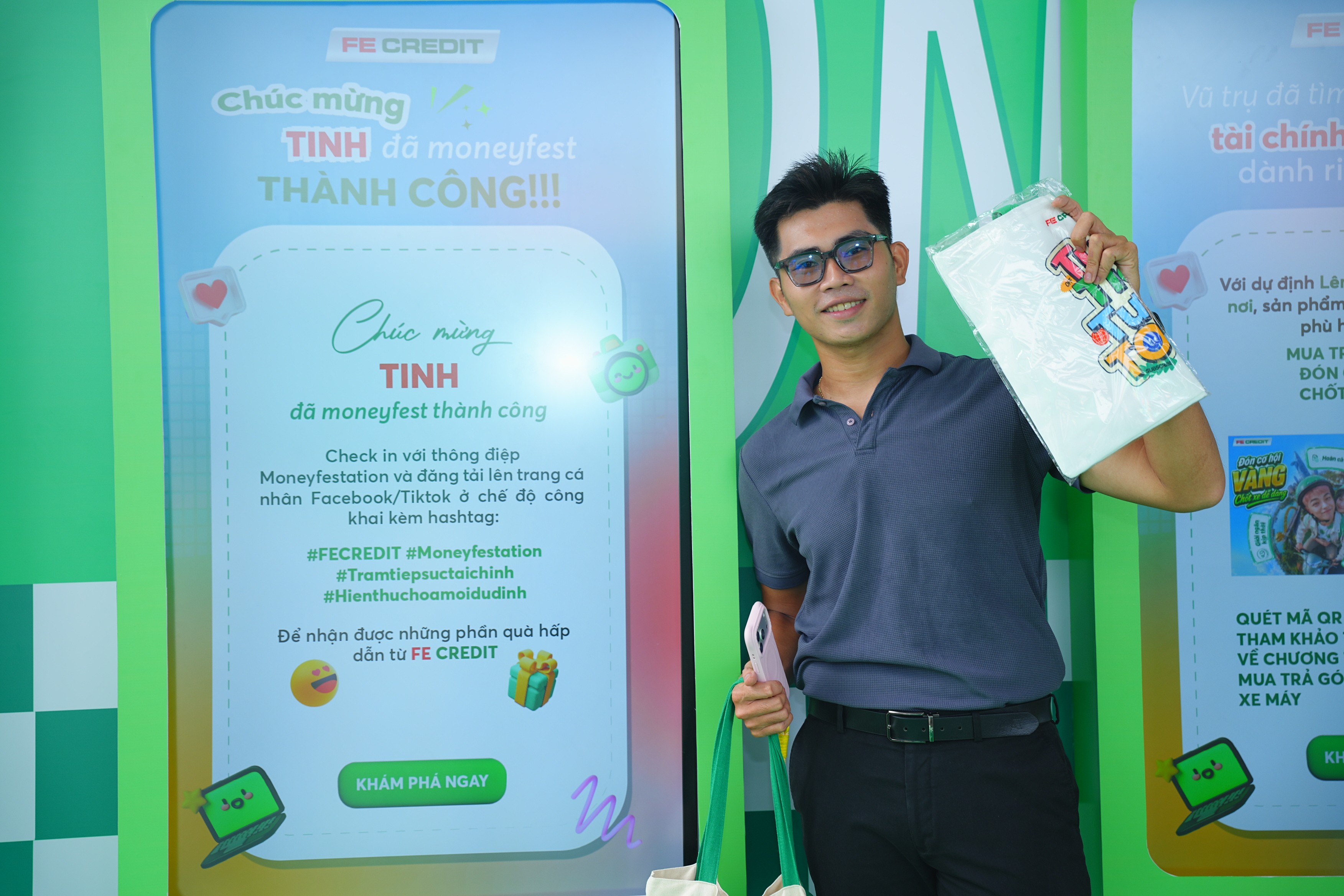 FE CREDIT mang các hoạt động tương tác tài chính đến các sự kiện văn hóa – thể thao lớn để tiếp cận người trẻ. (Nguồn: FE CREDIT)