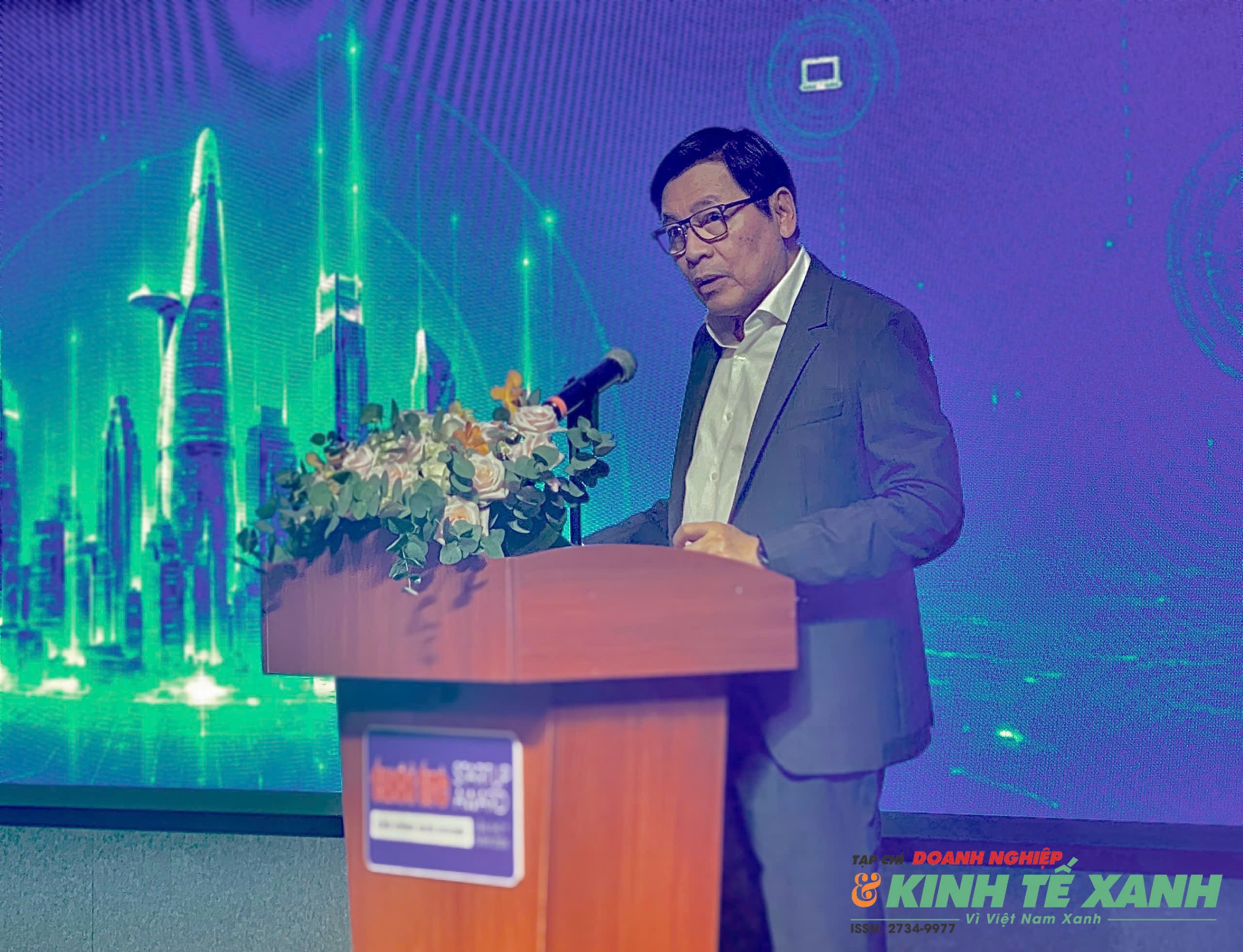 ông Phạm Phú Ngọc Trai, Chủ tịch Hội đồng cố vấn Chiến lược đổi mới sáng tạo (SACSTI) ĐHQG TP.HCM. (Ảnh: Võ Nga)