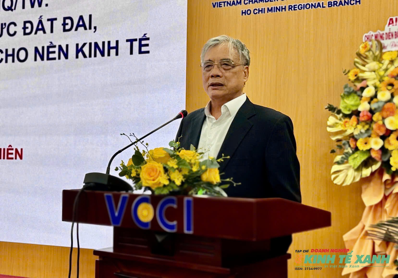 PGS.TS Trần Đình Thiên, Nguyên Viện trưởng Viện Kinh tế Việt Nam. (Ảnh: Quốc Cường)