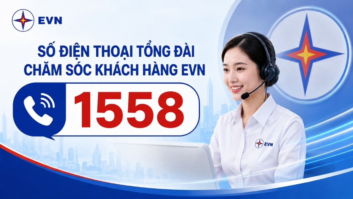 EVN đưa vào vận hành tổng đài 1558 để chăm sóc khách hàng tốt hơn. Ảnh: EVN