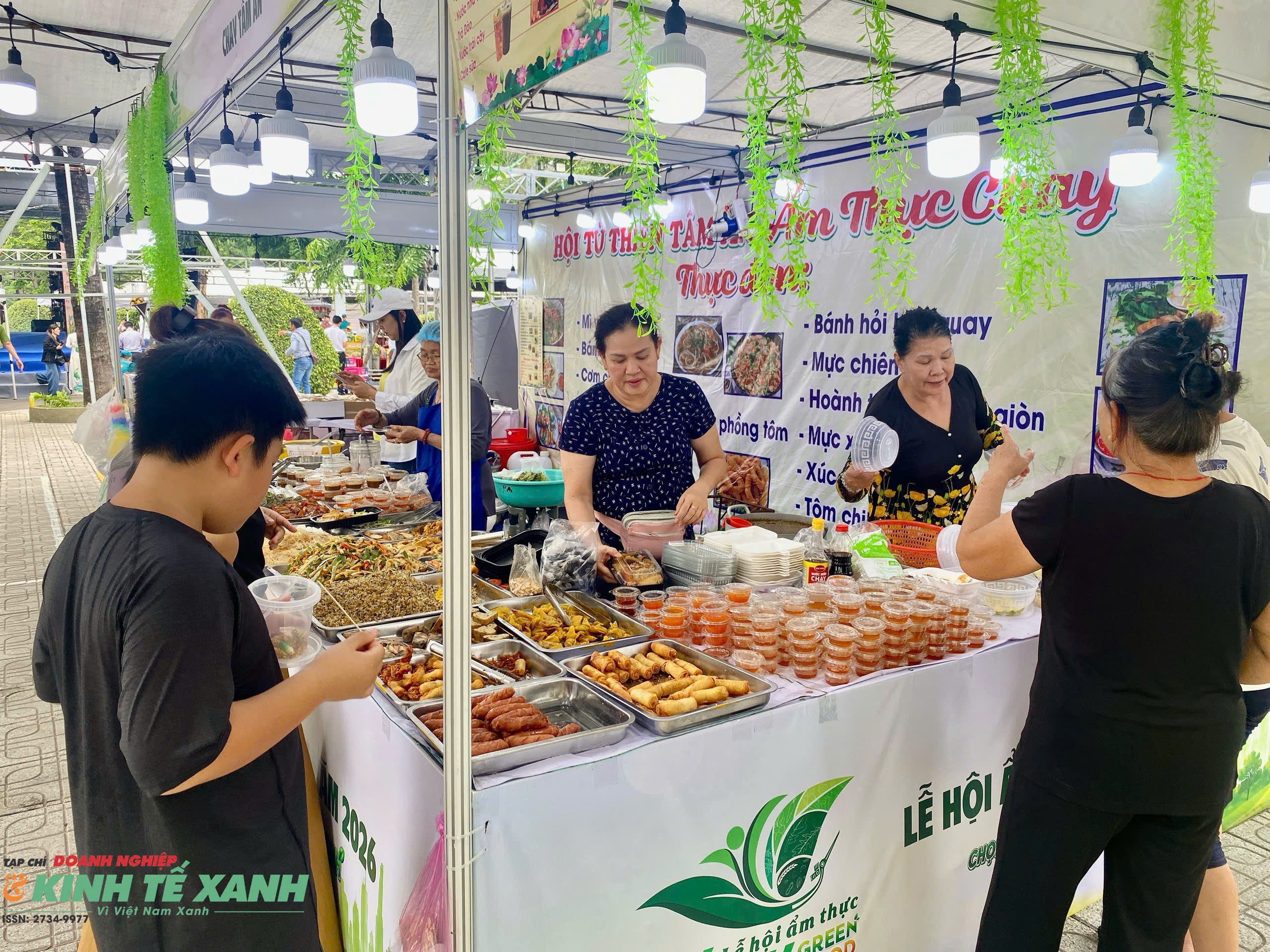 Green Food Festival 2026 diễn ra từ ngày 24//8 đến ngày 30/8 tại Công viên Bình Phú, TP.HCM (Ảnh: Võ Nga)