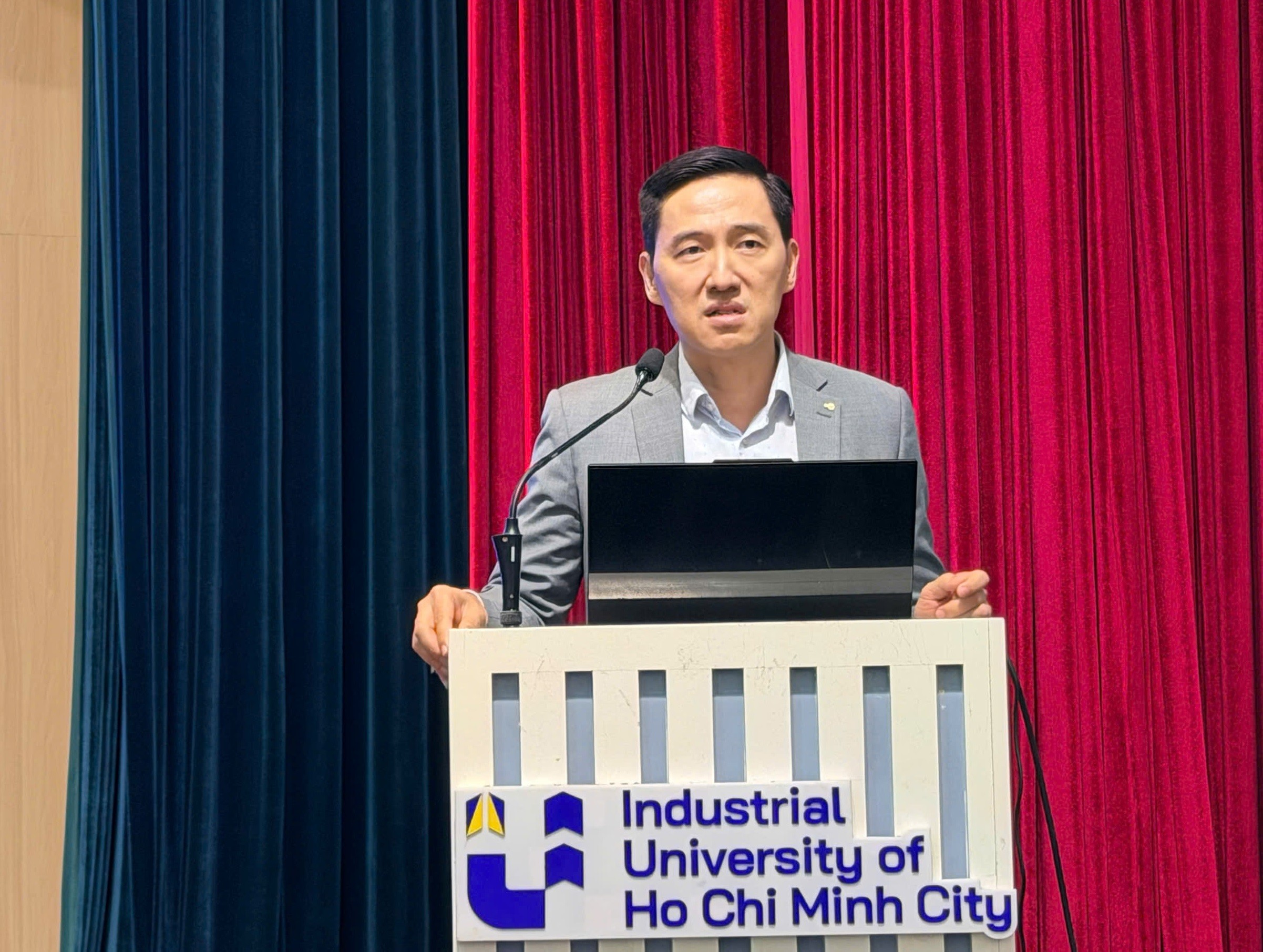 Ông Giang Cao Tuấn, Chủ tịch ASHRAE Vietnam Chapter. (Ảnh: Kim Thoa)