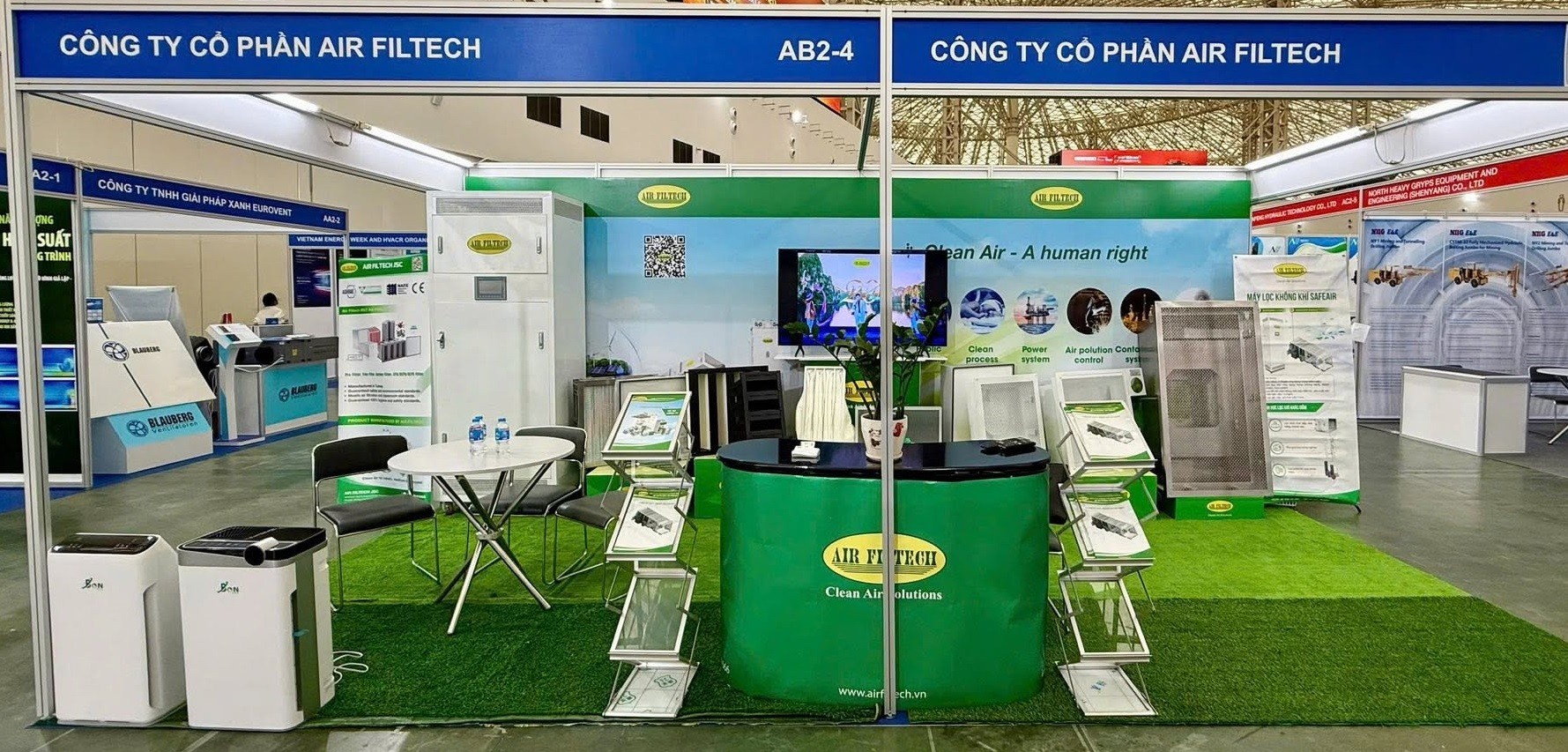 Air Filtech tham gia Industry Connect 3rd Edition, ấn tượng với các giải pháp lọc không khí tiên tiến, giúp bảo vệ môi trường sản xuất vi mạch điện tử, bán dẫn. (Ảnh: Air Filtech)
