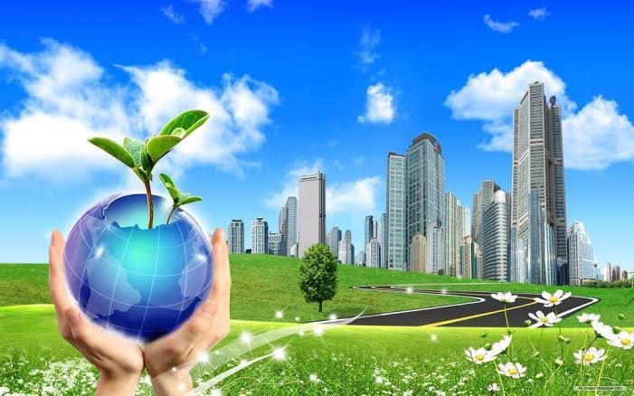 Chuyển đổi xanh đang thúc đẩy ngành xây dựng hướng tới các công trình tiết kiệm tài nguyên, giảm phát thải và sử dụng vật liệu bền vững. (Ảnh minh hoạ)
