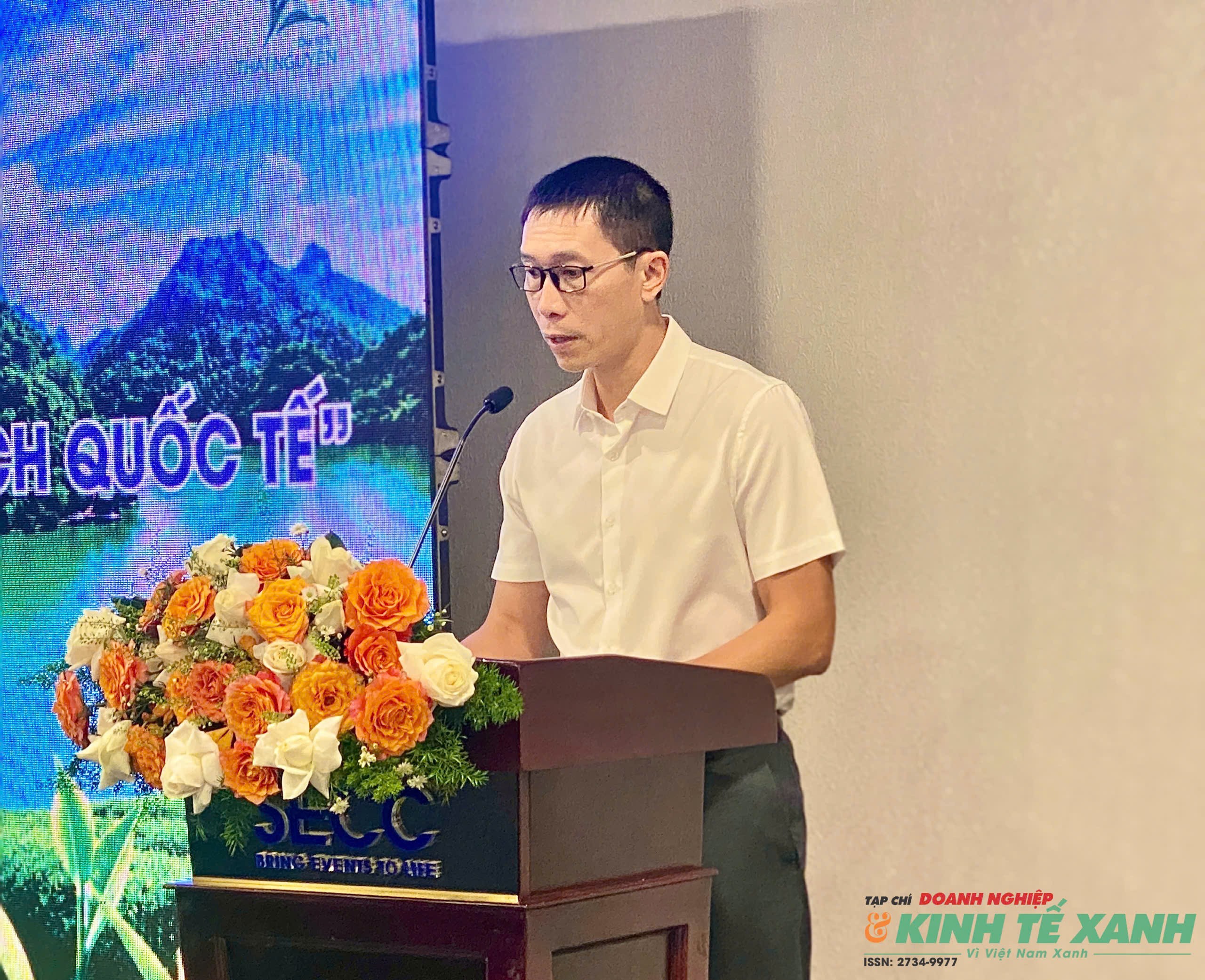Ông Nguyễn Chu Thu, Phó Giám đốc Sở Văn hóa, Thể thao và Du lịch tỉnh Thái Nguyên. (Ảnh: Võ Nga)