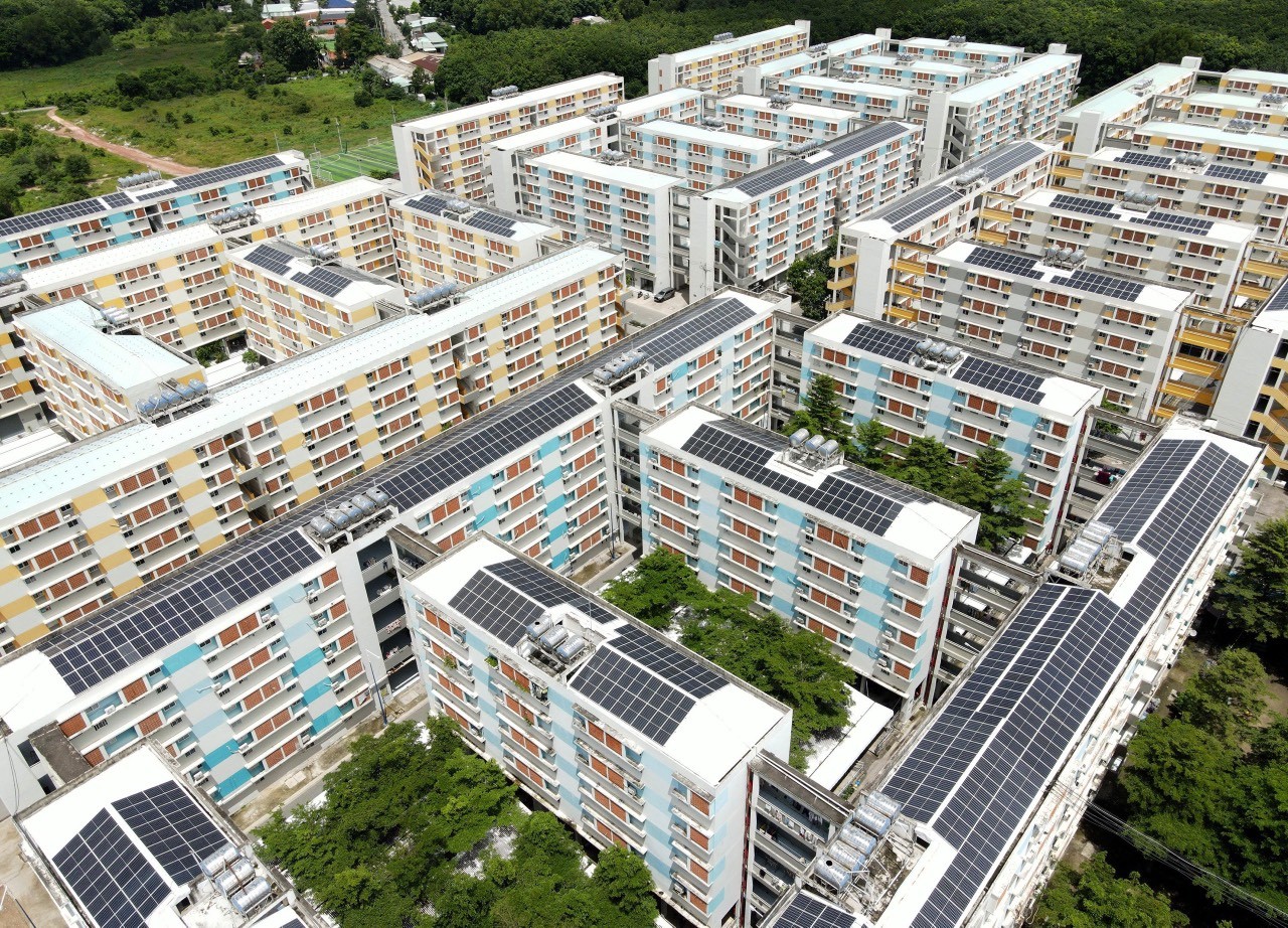 Nhiều đề xuất giải pháp phát triển nhà ở xã hội Việt Nam theo hướng phát thải các-bon thấp. (Ảnh minh hoạ)