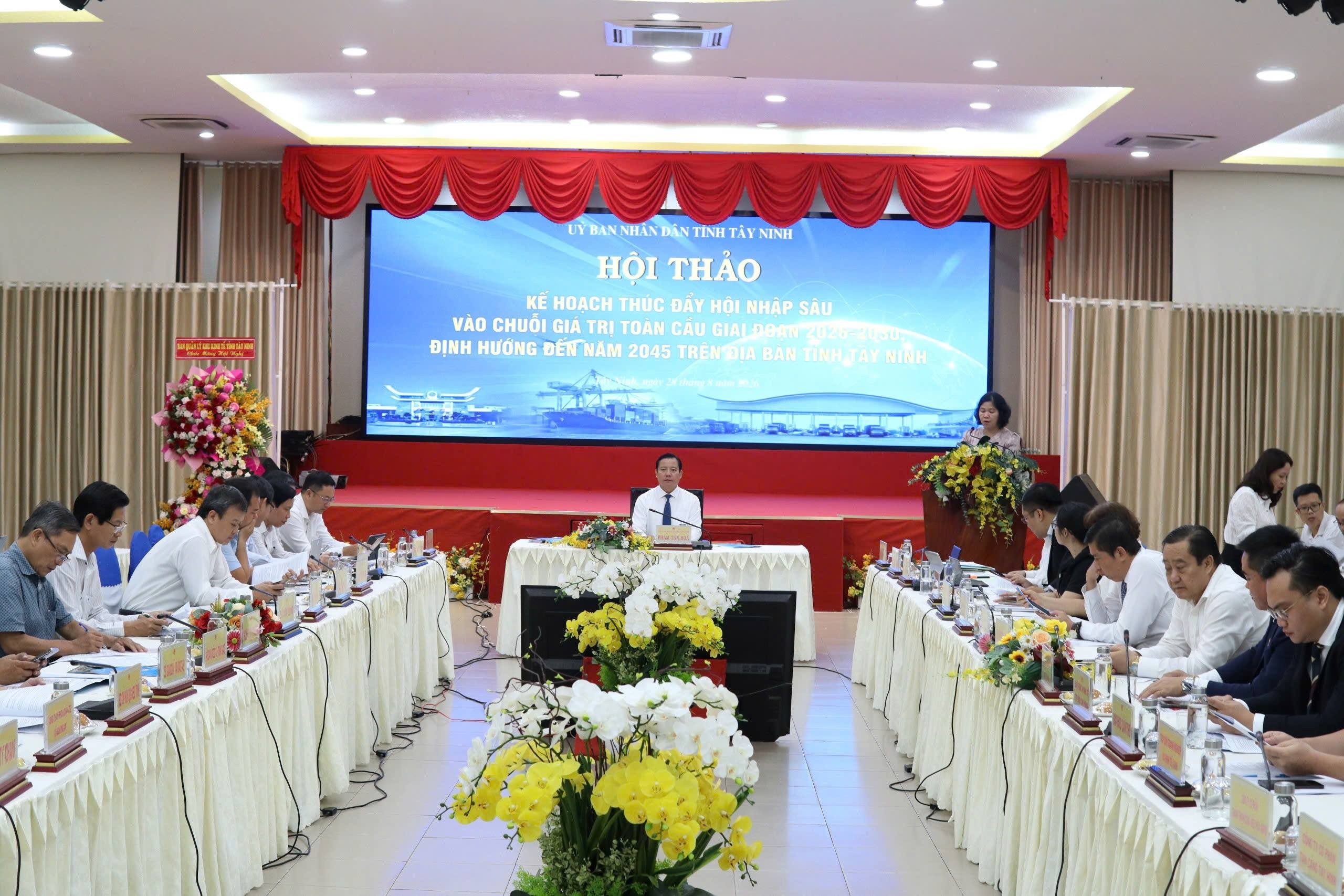Tây Ninh chọn chuỗi giá trị ưu tiên, nâng vị thế trong chuỗi cung ứng toàn cầu - Ảnh 1
