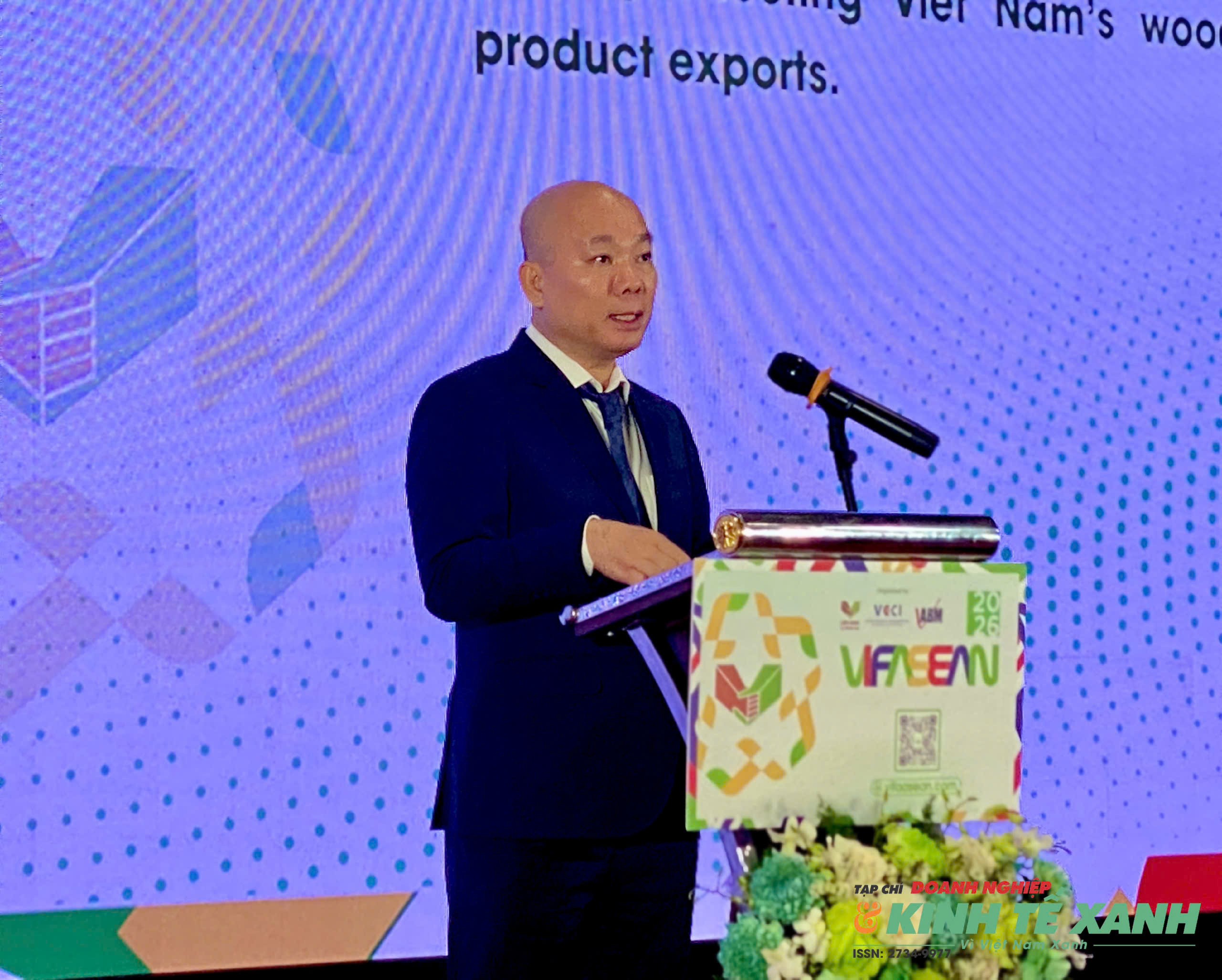 Ông Vũ Bá Phú – Cục trưởng Cục Xúc tiến thương mại (Bộ Công Thương). (Ảnh: Võ Nga)