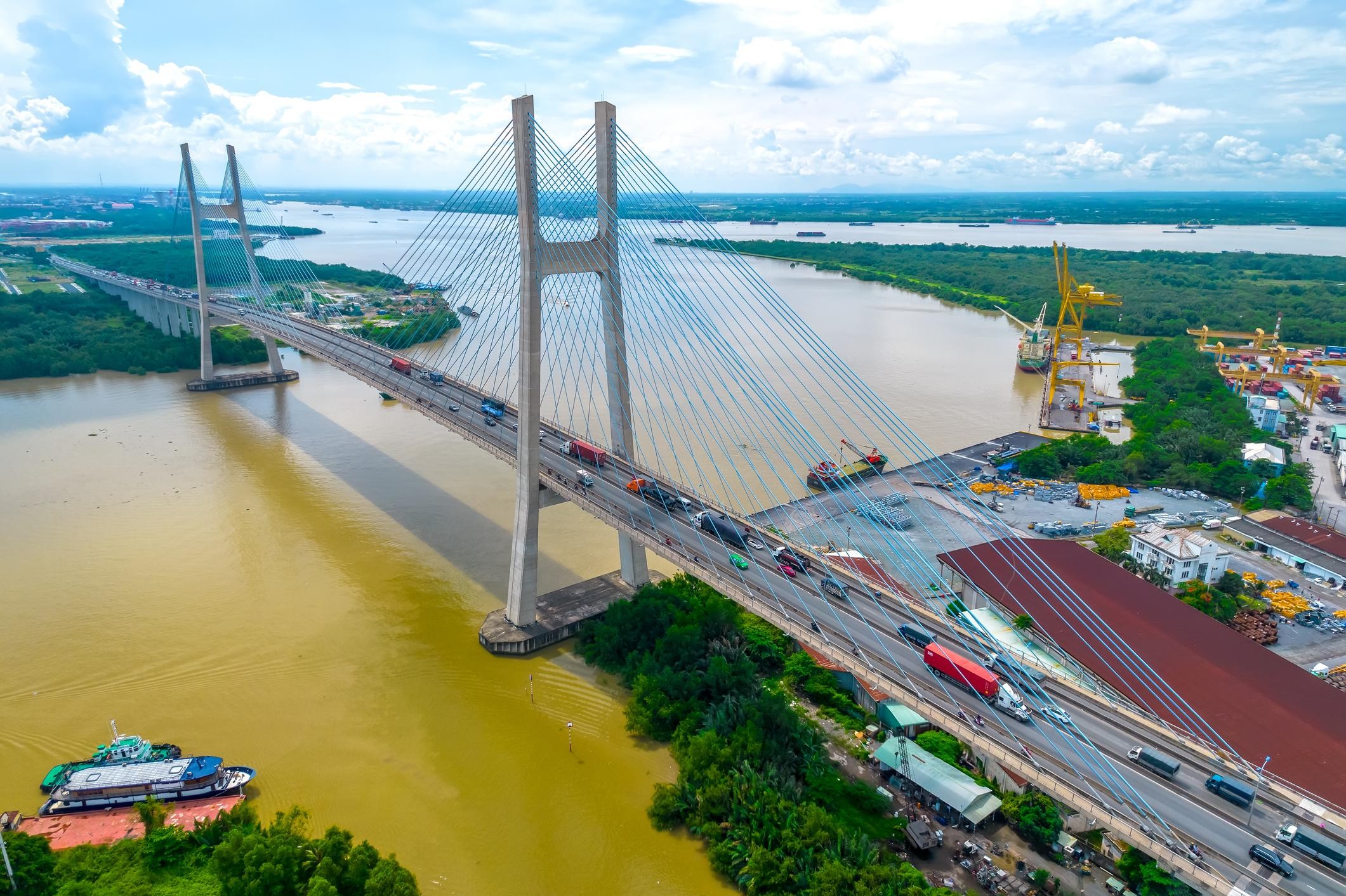 Hạ tầng giao thông đang trở thành một trong những yếu tố đáng chú ý đối với triển vọng bất động sản khu Nam TP.HCM trong giai đoạn sắp tới. (Ảnh minh hoạ)
