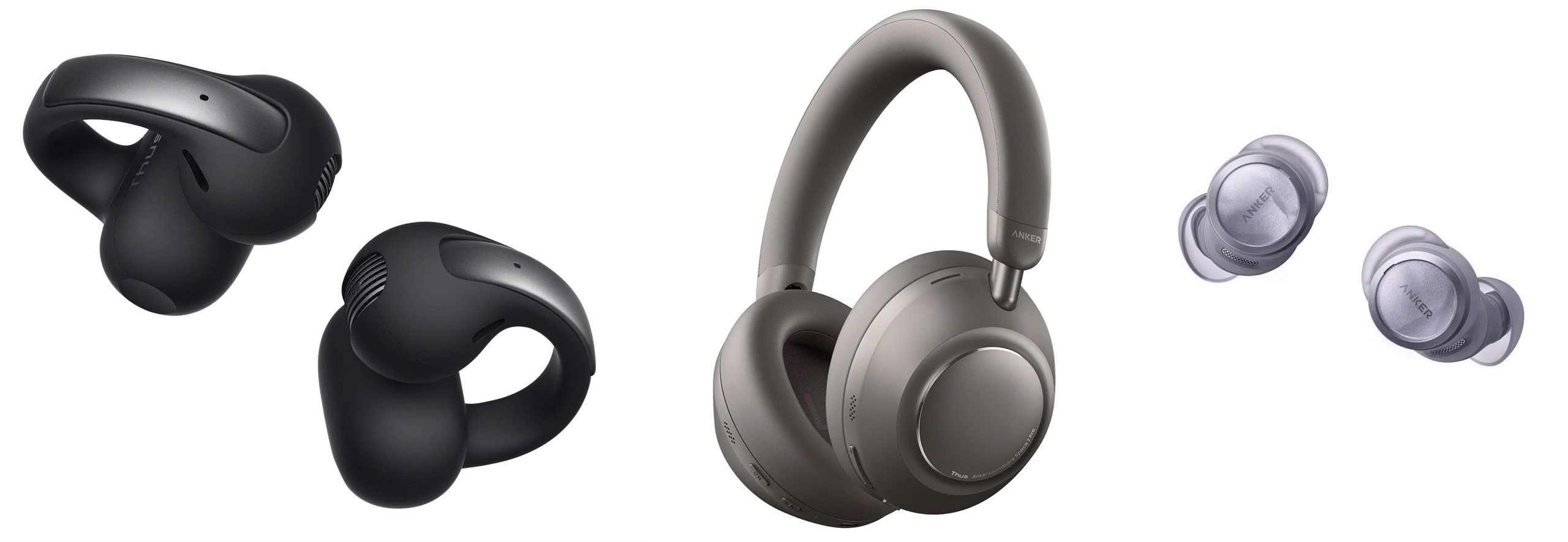 Sản phẩm tai nghe AeroClip 2 Pro, Space 2 pro và Liberty Buds 2S