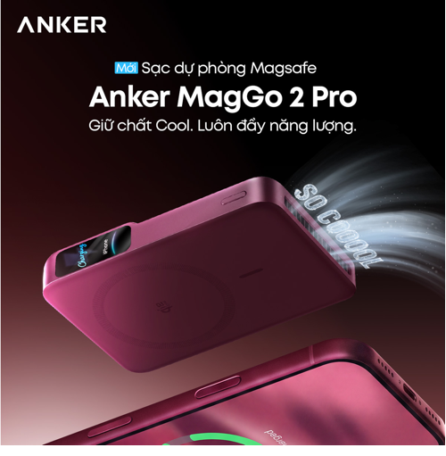 Sản phẩm sạc dự phòng Anker MagGo 2 Pro (110R)