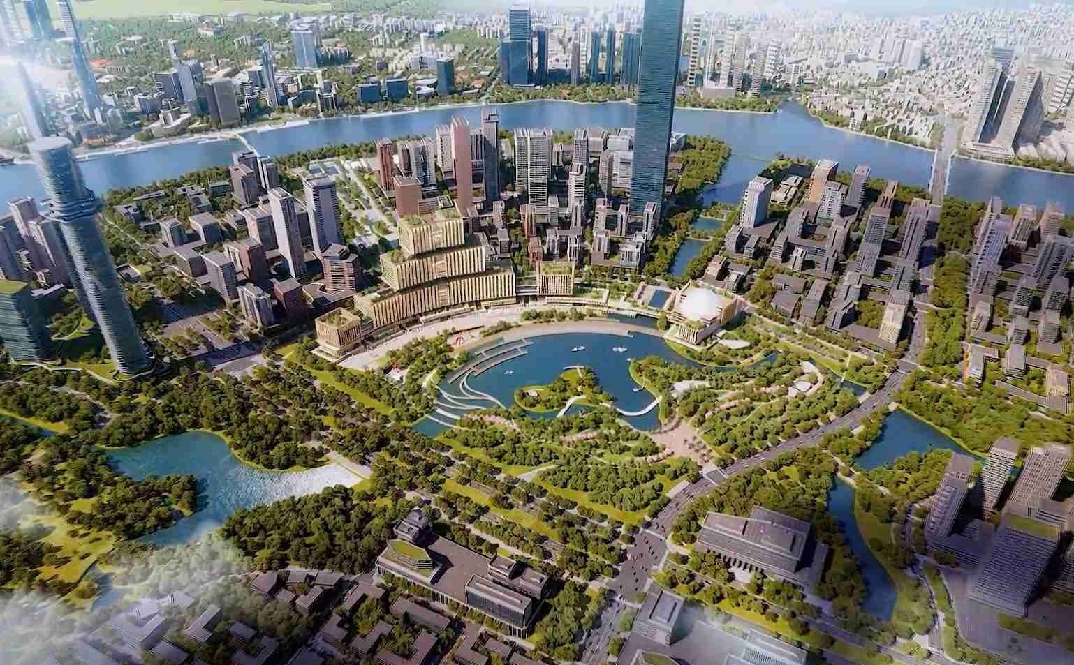 Quảng trường trung tâm và Trung tâm hành chính Thành phố do Công ty TNHH Đầu tư và Phát triển Mặt trời Sài Gòn (thuộc Tập đoàn Sun Group) làm nhà đầu tư, dự án được động thổ ngày 29/4/2026.