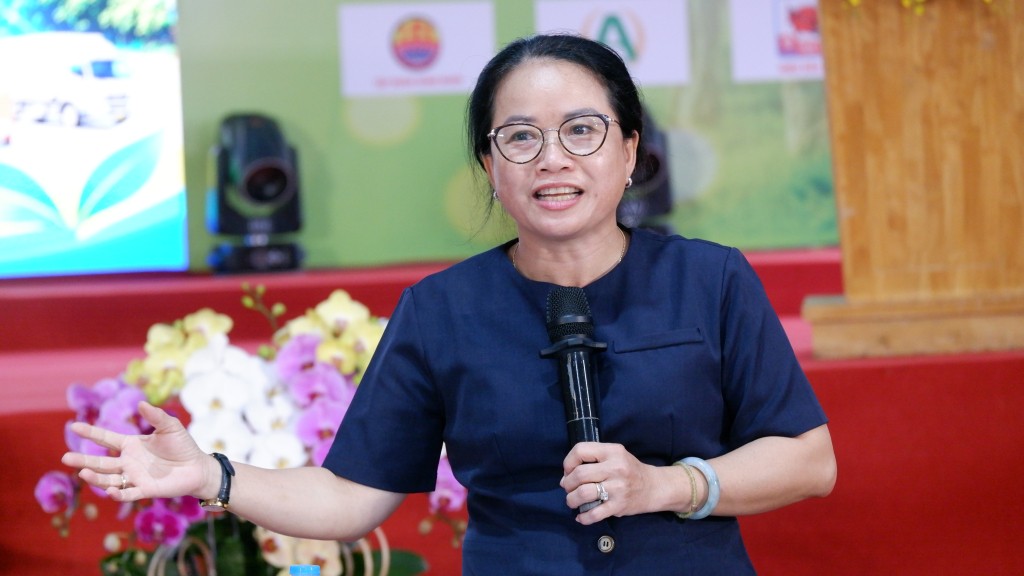 Bà Đinh Thị Phương Khanh, Phó Giám đốc Sở Nông nghiệp và Môi trường tỉnh Tây Ninh. 