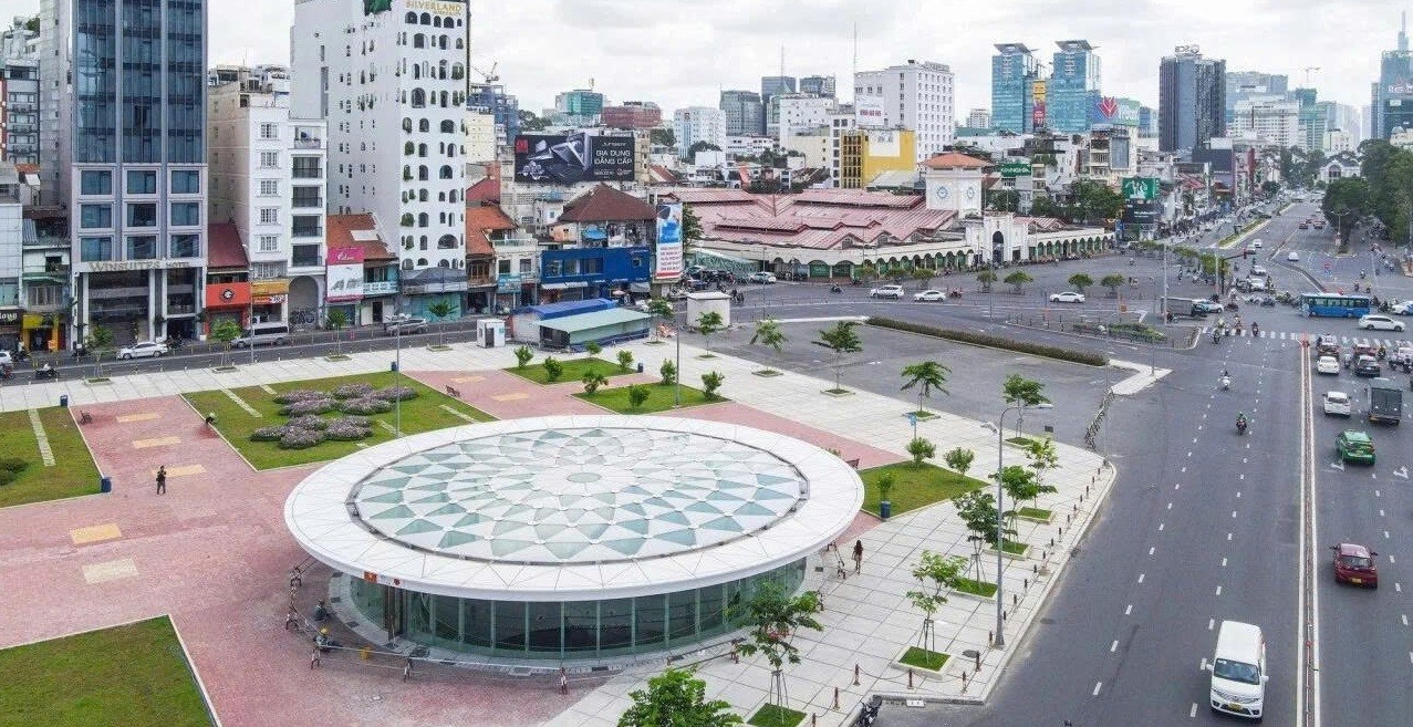 Ga Bến Thành là một trong những khu vực được nhắc đến trong phương án triển khai đồng bộ với mạng lưới metro. (Ảnh: TT)