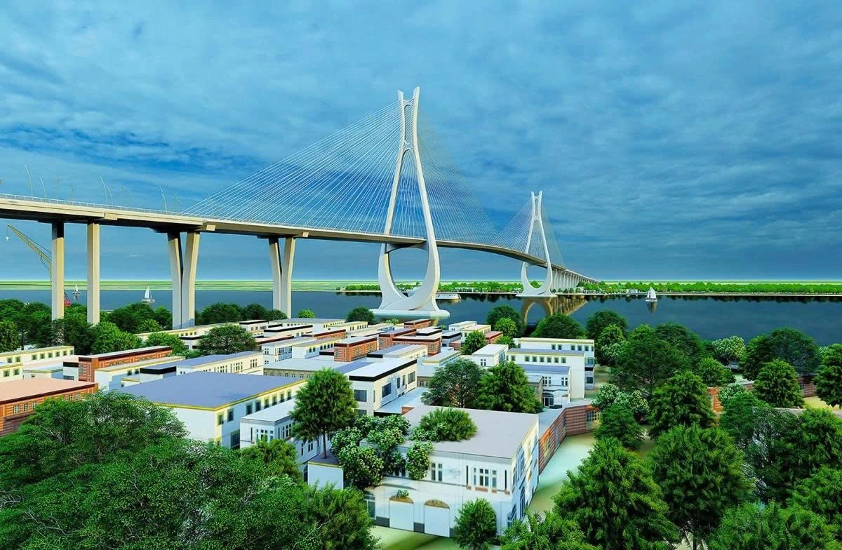 Phối cảnh cầu Cát Lái. Ảnh: ĐVTT