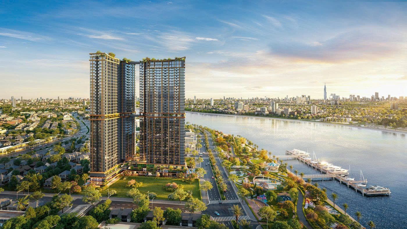 Một góc phối cảnh của khu căn hộ A&T Saigon Riverside