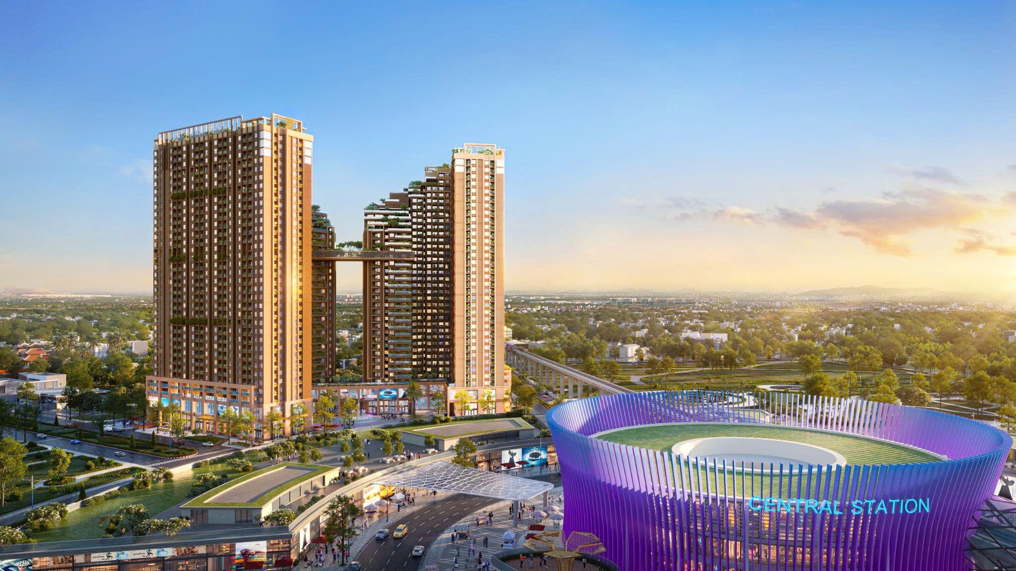 Tọa độ của tương lai - Vòng xoay WTC - dự án Nam Mekong Grand Plaza Bình Dương (Ảnh CĐT).