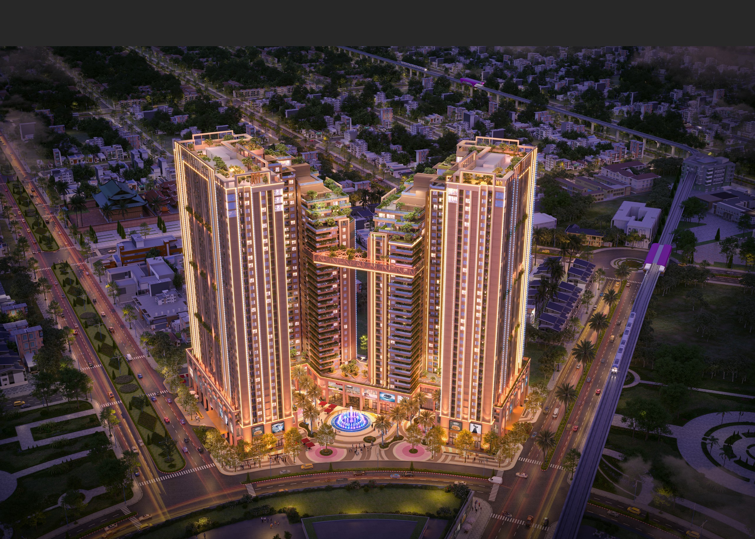 Phối cảnh dự án Nam Mekong Grand Plaza (Ảnh CĐT).