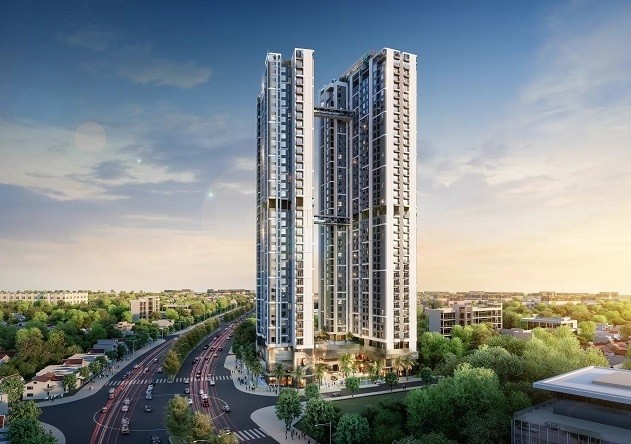 Dự án The Emerald 68, tại phường Bình Hòa do Công ty CP Tập đoàn Lê Phong làm chủ đầu tư. 
