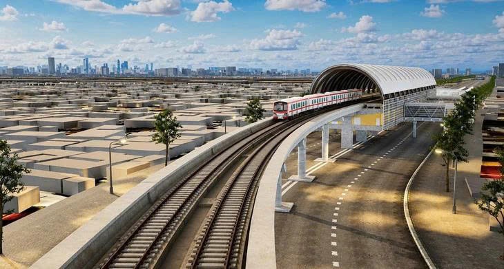 TP.HCM thống nhất nghiên cứu kéo dài Metro Vũng Tàu đến sân bay Long Thành. (Ảnh minh hoạ)