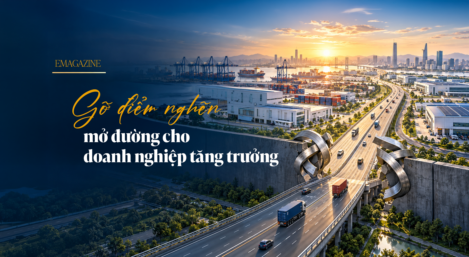 [Emagazine] Gỡ điểm nghẽn, mở đường cho doanh nghiệp tăng trưởng