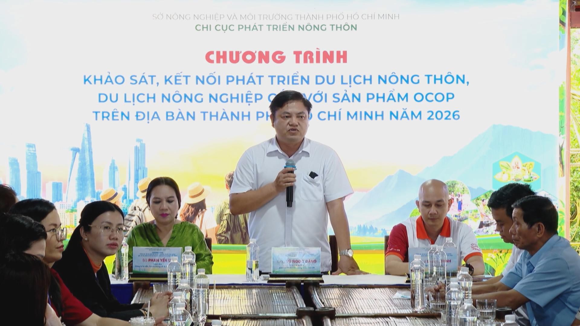 Ông Vũ Ngọc Đăng, Chi cục trưởng Chi cục Phát triển nông thôn TP.HCM. 