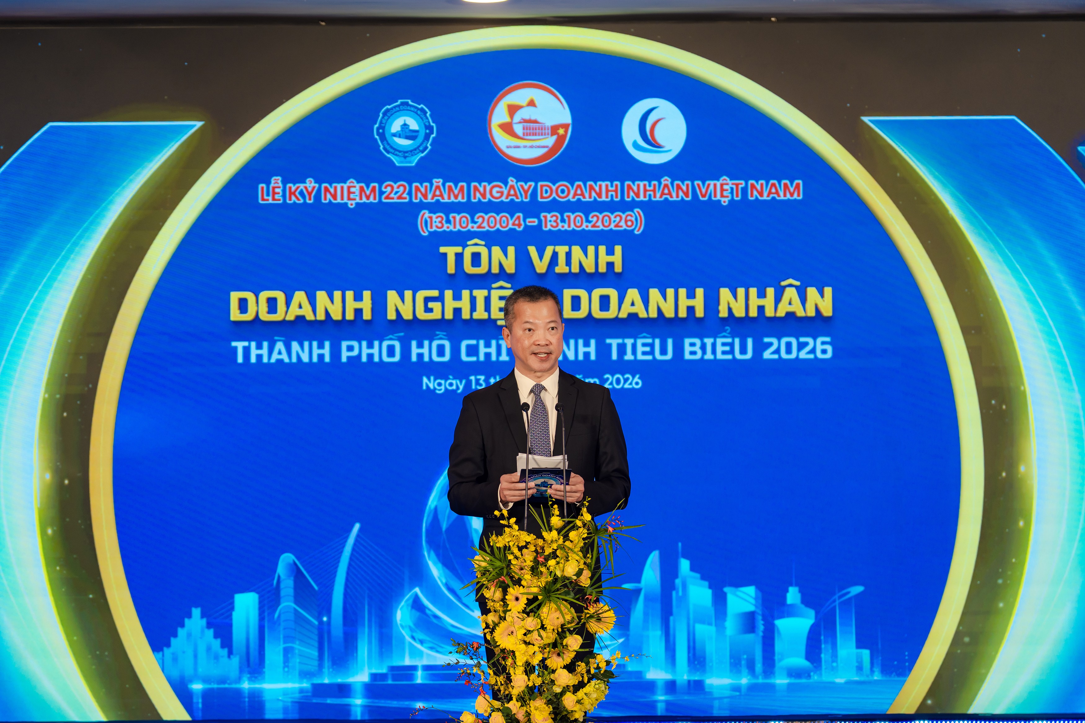 Ông Mai Hữu Tín, Chủ tịch HUBA. 