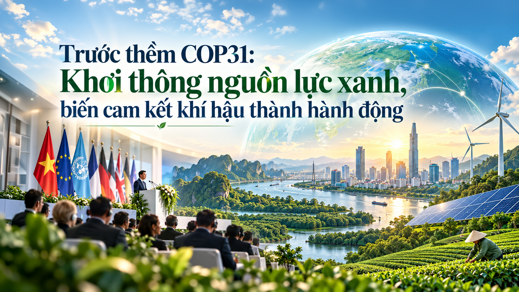 [Emagazine] Trước thềm COP31: Khơi thông nguồn lực xanh, biến cam kết khí hậu thành hành động