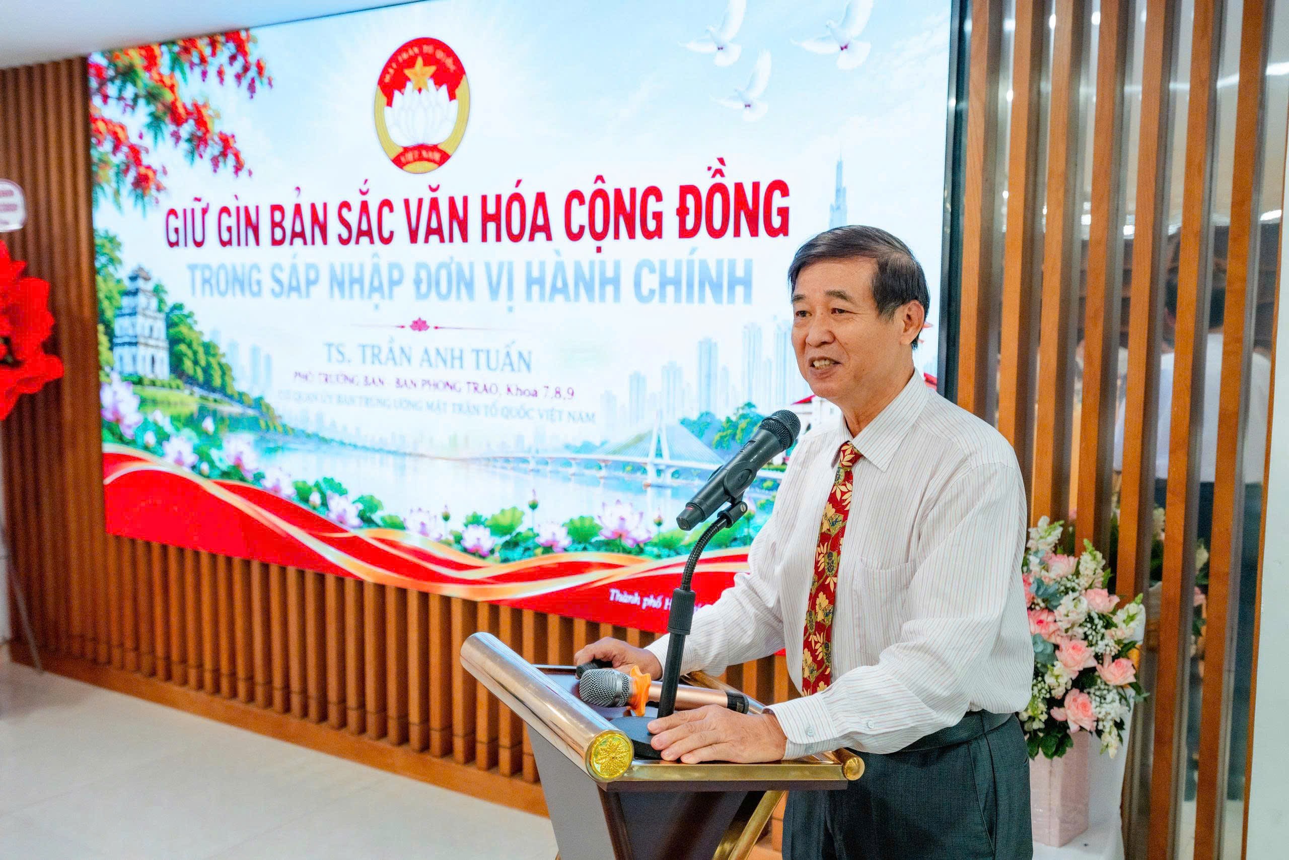 TS. Trần Anh Tuấn - Phó trưởng ban Ban phong trào (khoá 7,8,9), UBTWMTTQ Việt Nam.