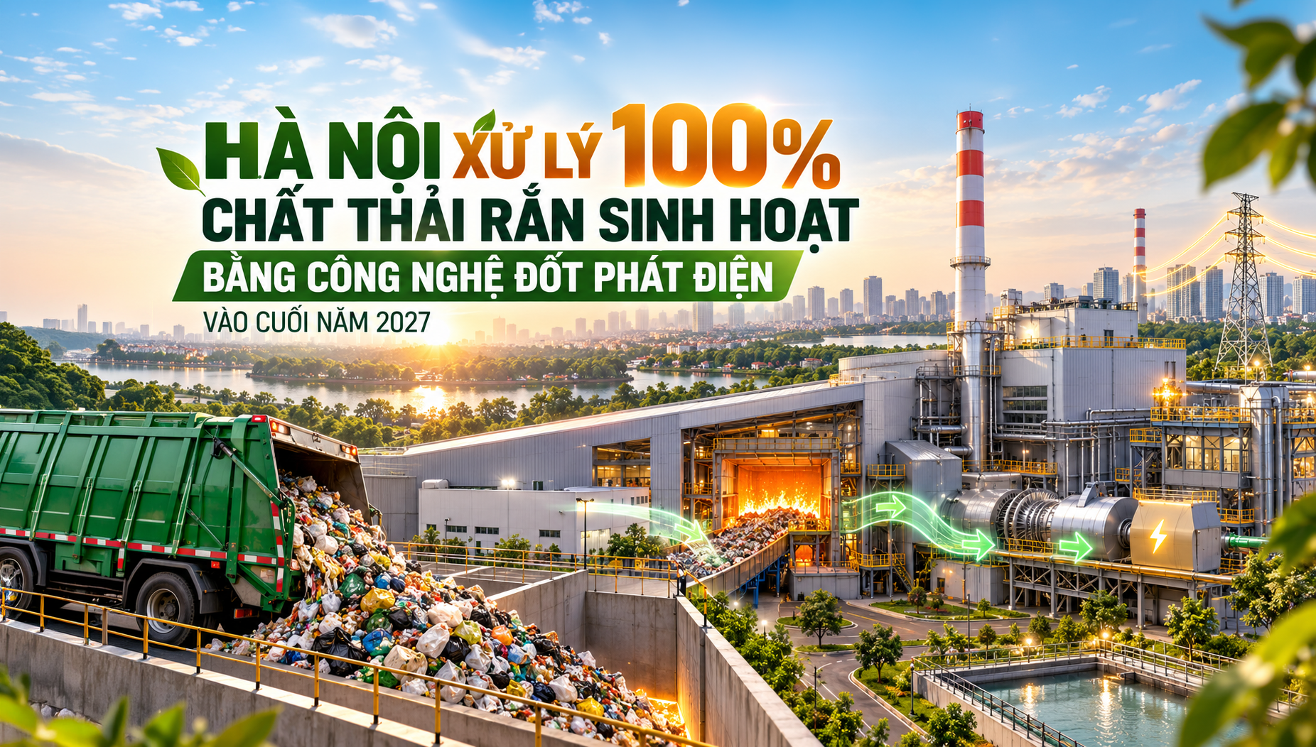 [Emagazine] Hà Nội tăng tốc phát triển điện rác, hướng tới chấm dứt chôn lấp trực tiếp cuối năm 2027