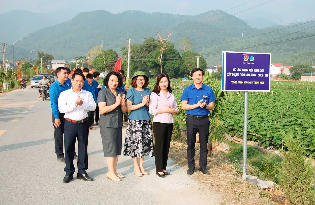 Huyện Tam Đảo (Vĩnh Phúc): Bước chuyển mới từ Mô hình Thanh niên xung kích xây dựng thôn, làng “xanh - sạch - đẹp”