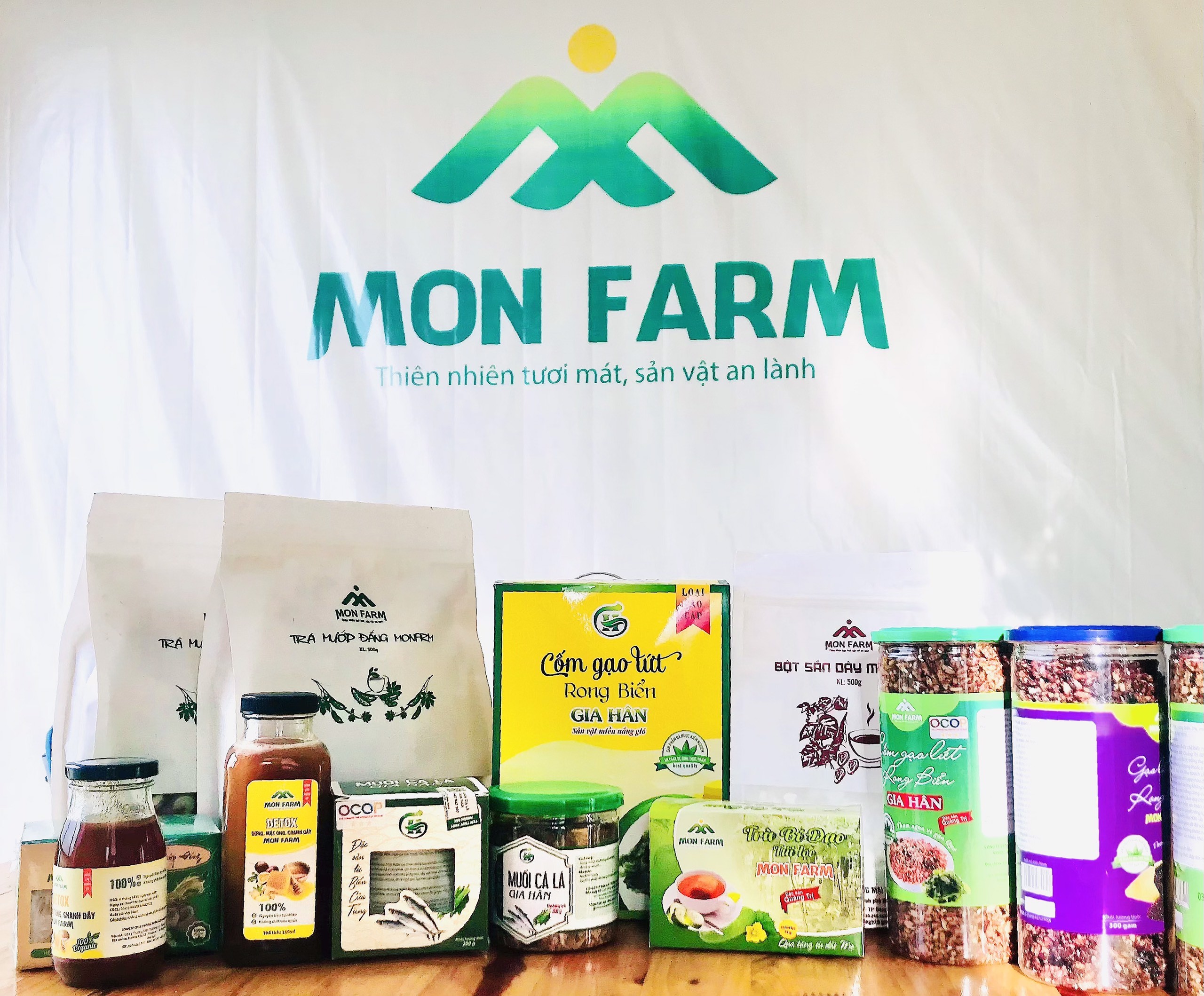 “Monfarm”: Phát triển kinh tế dựa trên nguồn nông sản, thủy sản đa dạng của địa phương