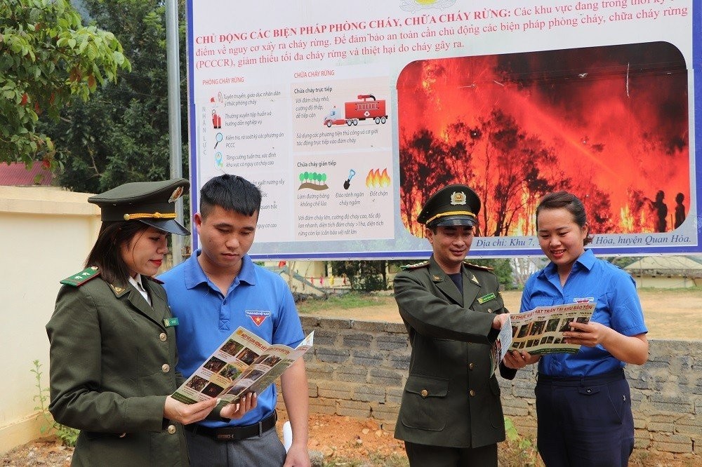 Lực lượng Kiểm lâm Thanh Hóa tích cực tuyên truyền, tập huấn về phòng cháy, chữa cháy rừng