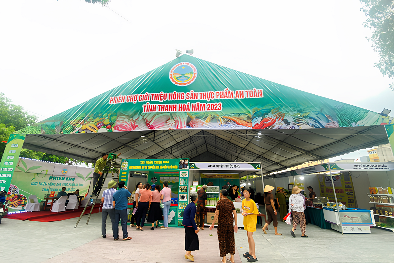 Thí điểm “Phiên chợ thực phẩm an toàn” tại Thanh Hóa