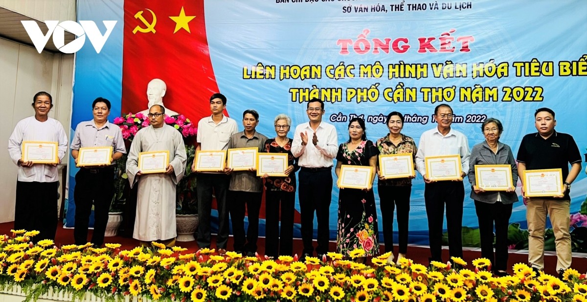 Cần Thơ khen thưởng 85 mô hình văn hóa tiêu biểu năm 2022