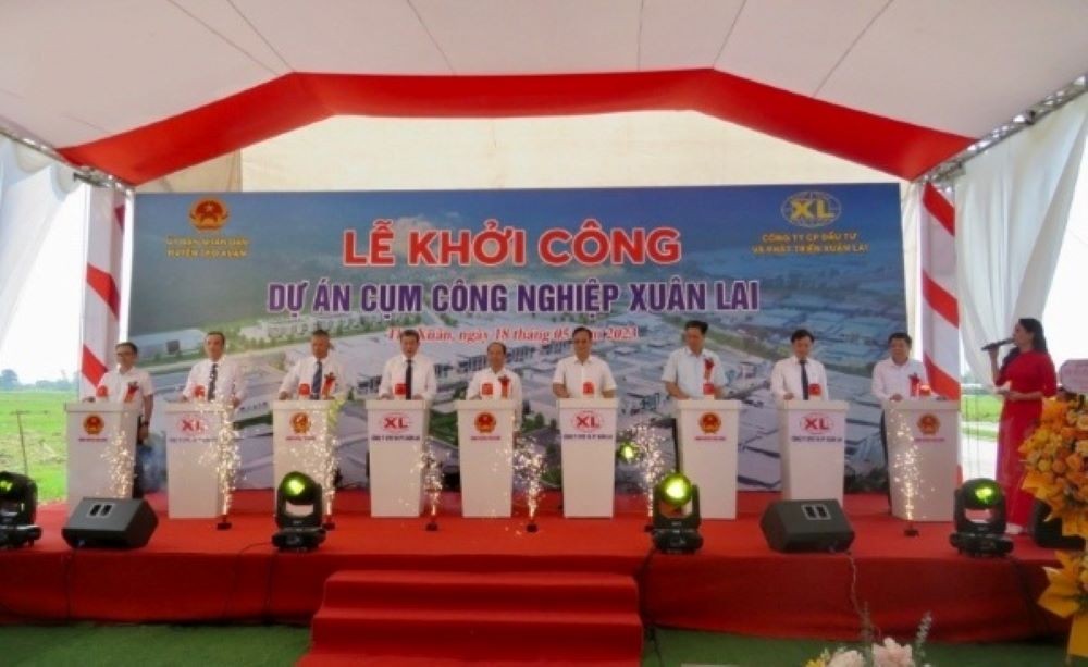 Thanh Hoá: Khởi công dự án cụm công nghiệp Xuân Lai, huyện Thọ Xuân