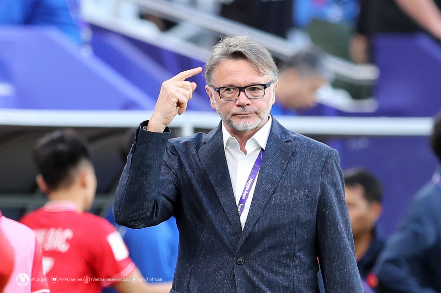 HLV Philippe Troussier hài lòng với màn trình diễn của các học trò trước Nhật Bản