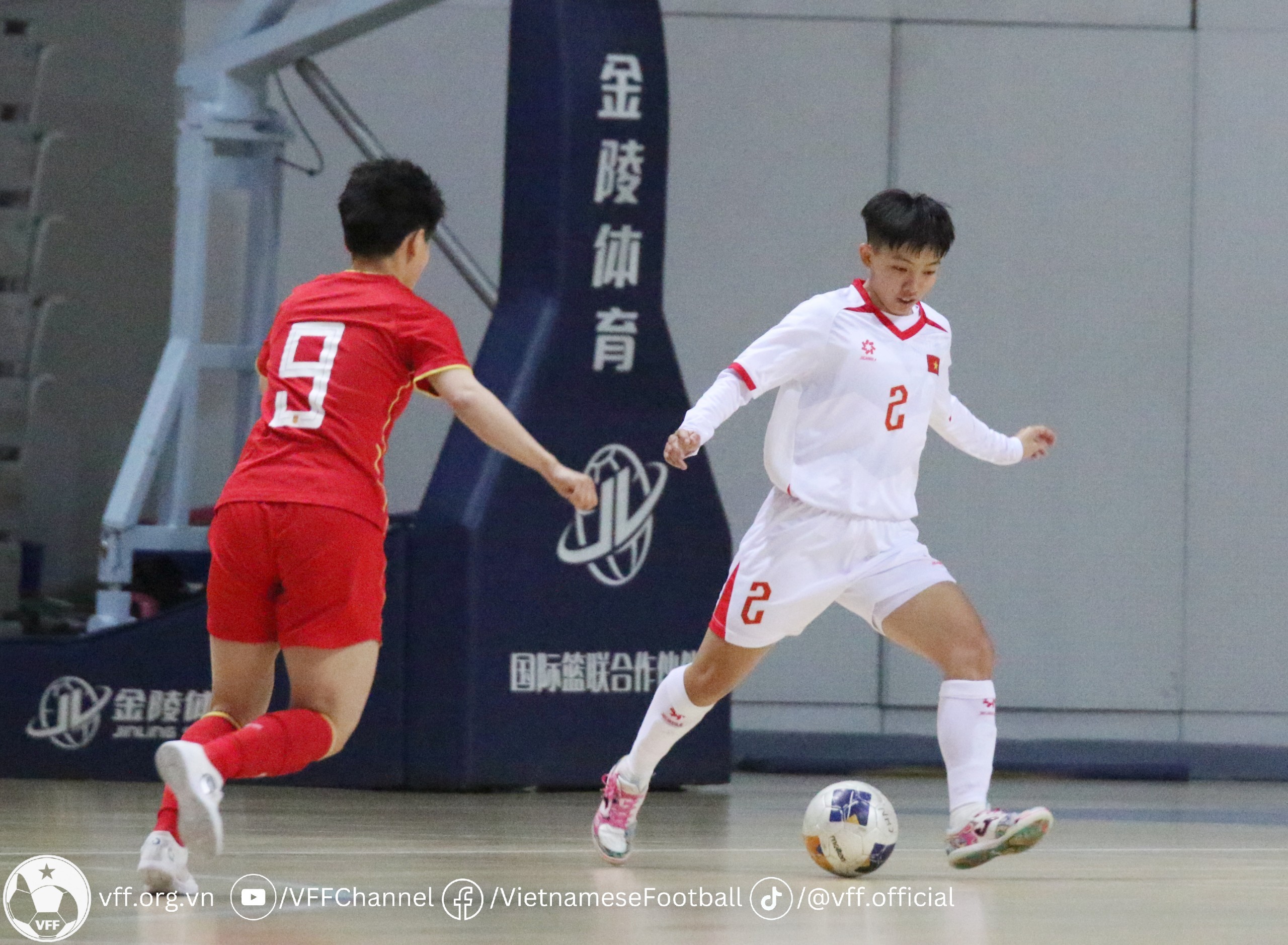 Futsal nữ Việt Nam đấu giao hữu với đội chủ nhà Trung Quốc trước thềm giải vô địch châu Á
